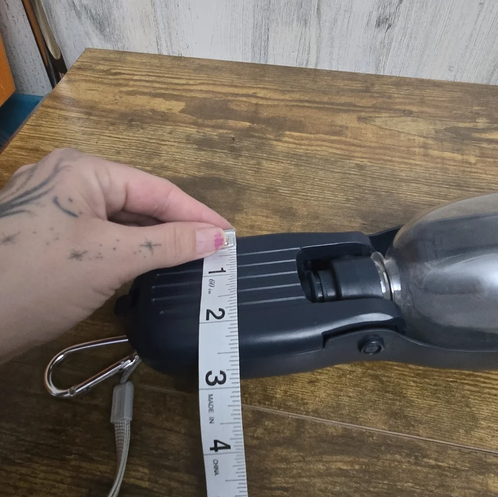 Portable Pet Water Bottle with Bowl And Compartment For Treats